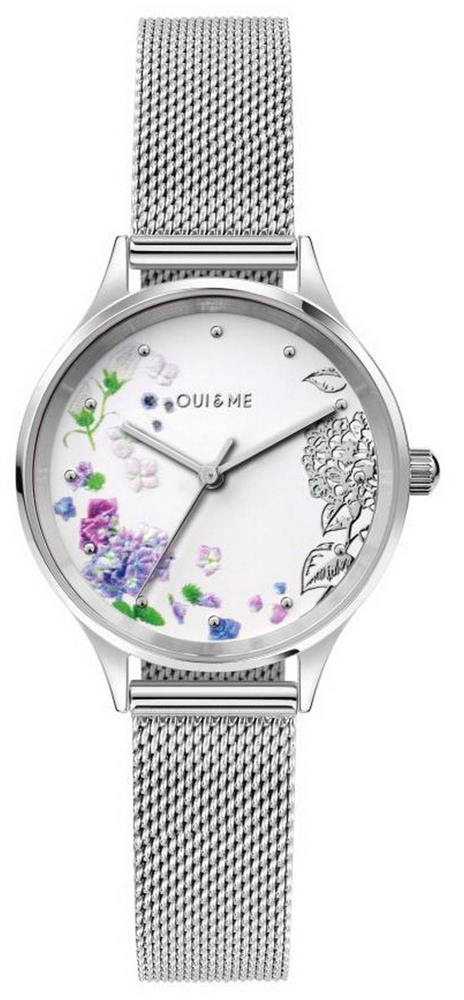 Oui & Me Bichette White Dial Edelstahl Quarz ME010175 Damenuhr