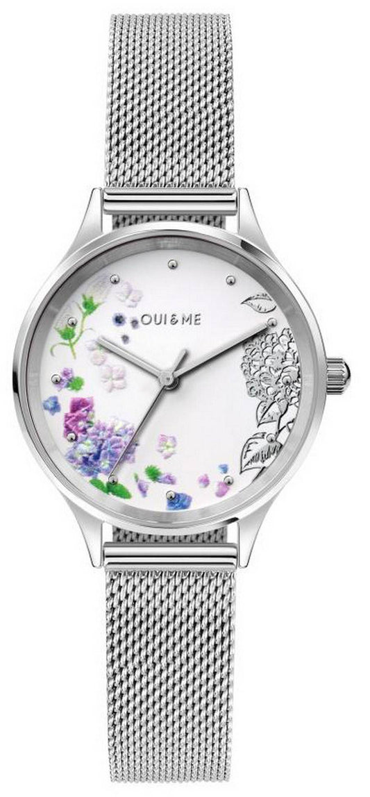 Oui & Me Bichette White Dial Edelstahl Quarz ME010175 Damenuhr