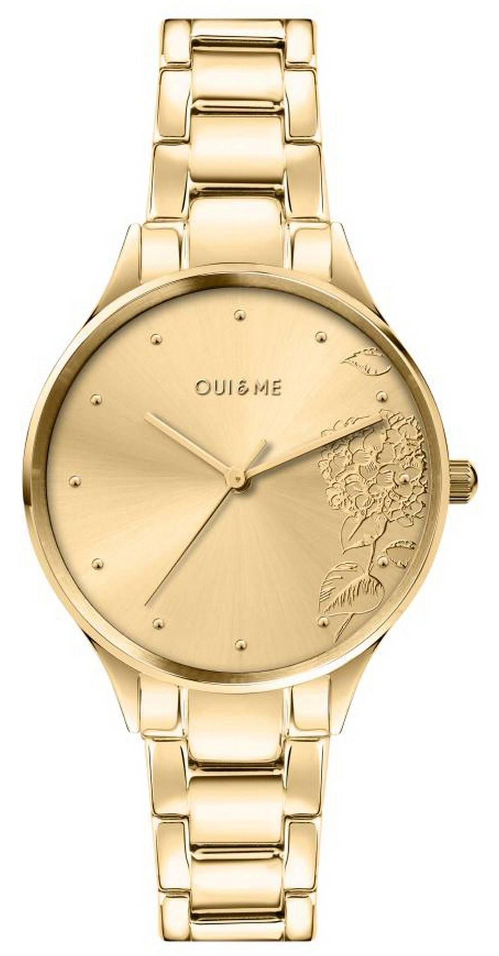 Oui & Me Petite Bichette Goldfarben Edelstahl Quarz ME010218 Damenuhr