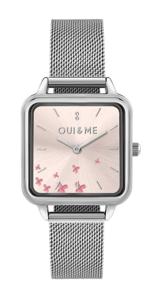Oui & Me Harmonie Edelstahl Mesh Rose Gold Dial Quarz ME010385 Damenuhr
