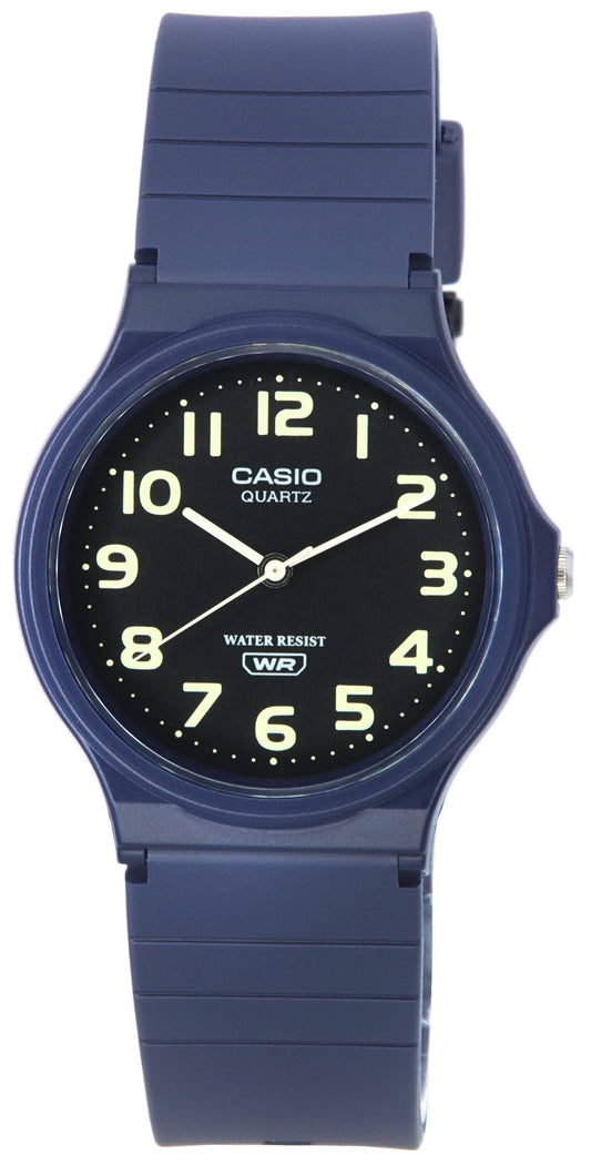 Casio Standard Analog Schwarzes Zifferblatt Quarz MQ-24UC-2B MQ24UC-2B Herrenuhr