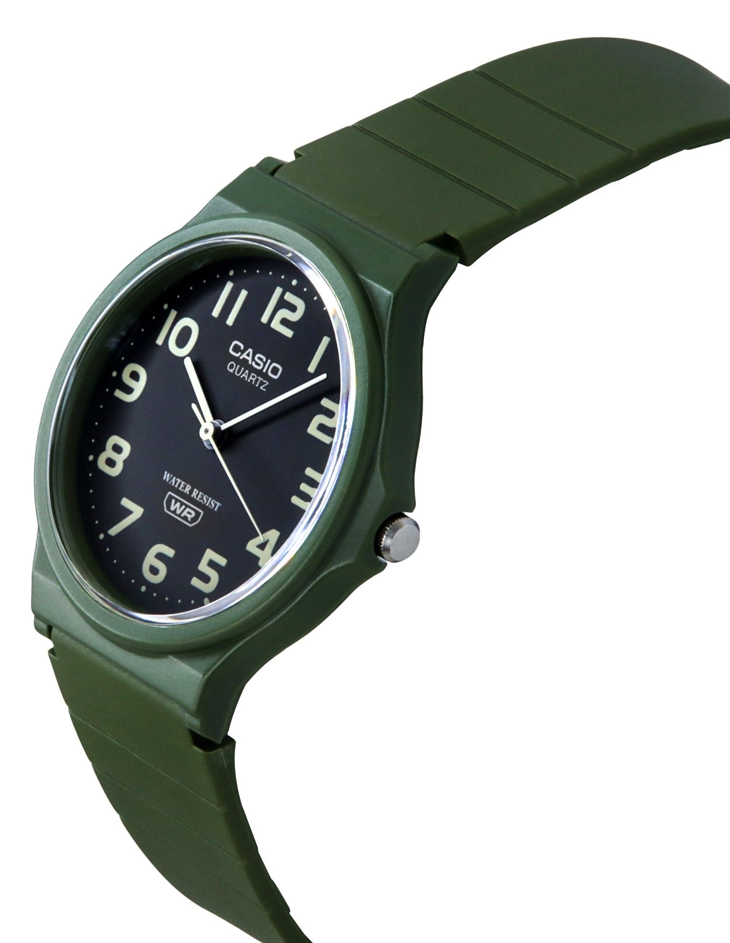 Casio Standard Analog Schwarzes Zifferblatt Quarz MQ-24UC-3B MQ24UC-3B Herrenuhr