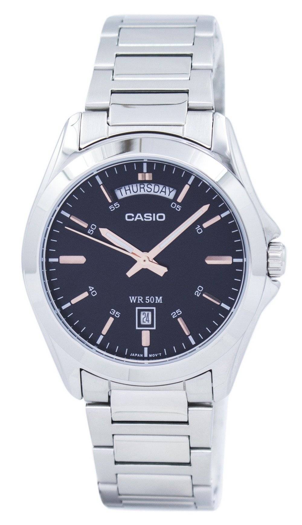 Casio Analog Quarz MTP-1370D-1A2V MTP1370D-1A2V Herrenuhr