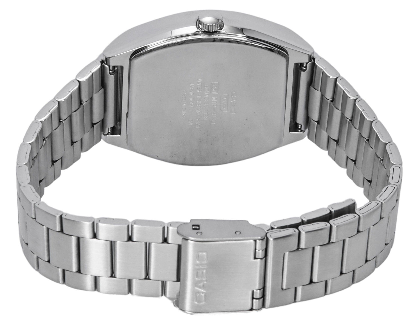 Casio Standard Analog Edelstahl Schwarzes Zifferblatt Quarz MTP-B140D-1A Herrenuhr