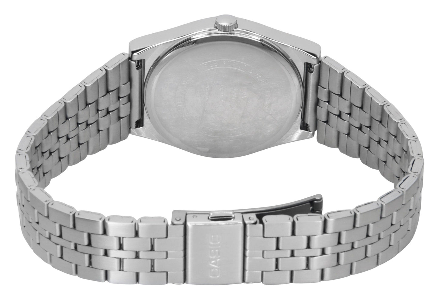 Casio Standard Analog Edelstahl Schwarzes Zifferblatt Quarz MTP-B146D-1AV Herrenuhr