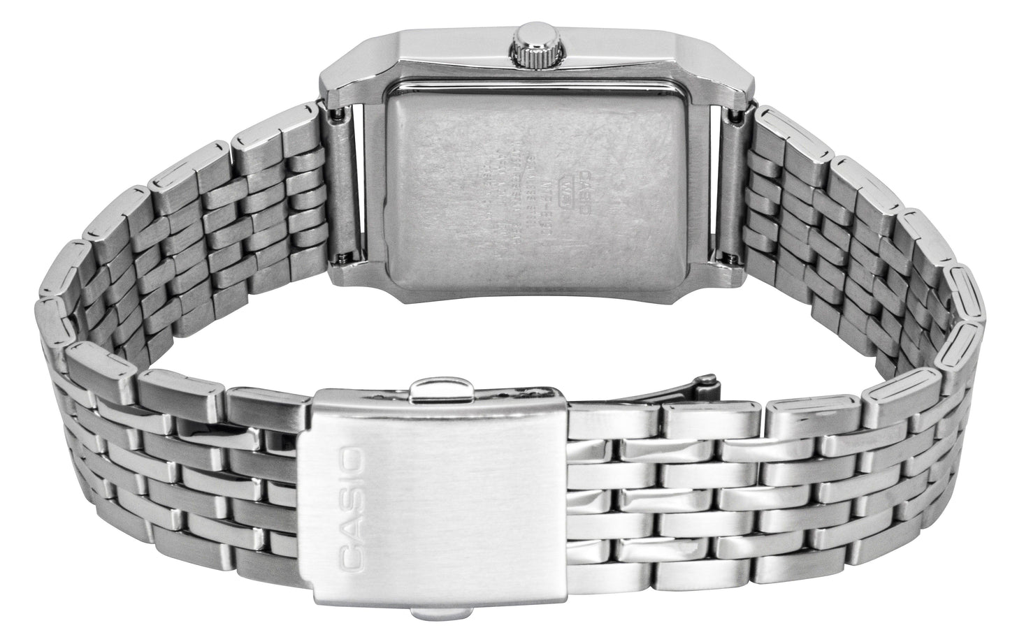 Casio Standard Analog Edelstahl Schwarzes Zifferblatt Quarz MTP-B190D-1BV Herrenuhr