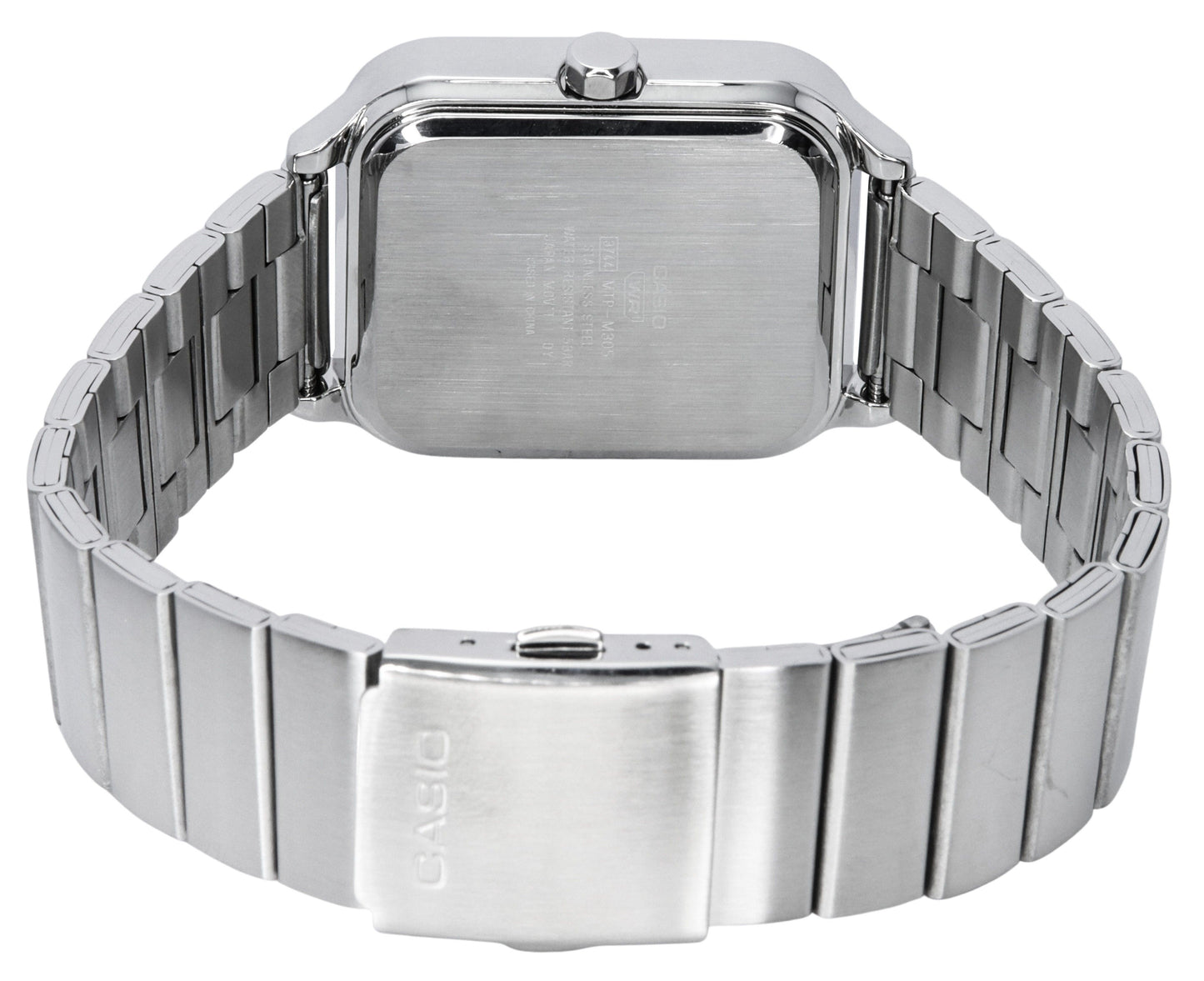 Casio Standard Analog Moon Phase Schwarzes Zifferblatt Quarz MTP-M305D-1A Herrenuhr