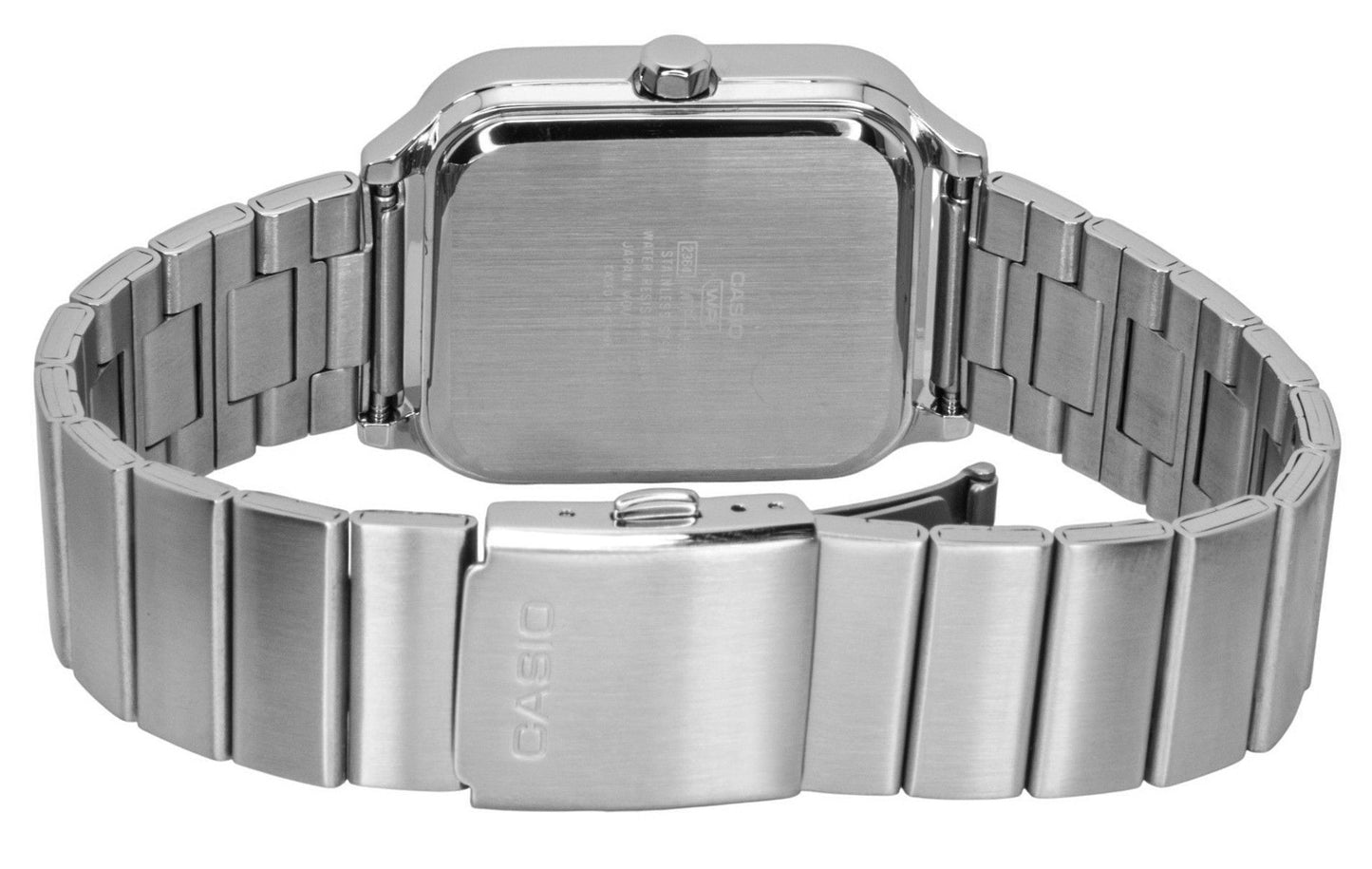 Casio Standard Analog Edelstahl Green And White Dial Quarz MTP-M307D-3BV Herrenuhr