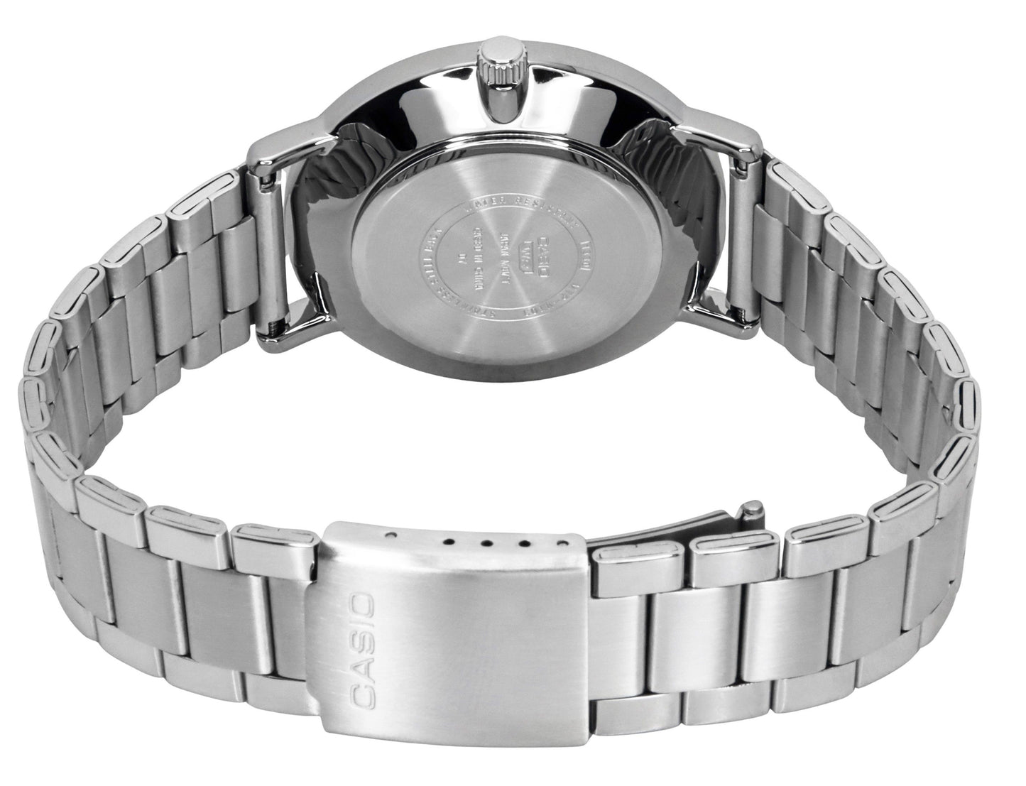 Casio Standard Analog Edelstahl Gr?nes Zifferblatt Quarz MTP-VT03D-3B Herrenuhr