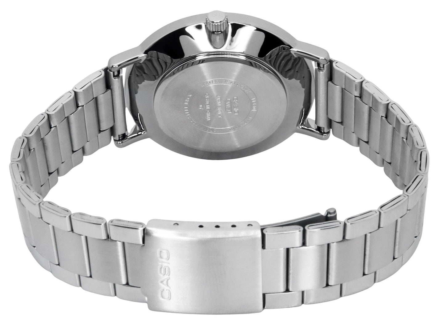 Casio Standard Analog Edelstahl Graues Zifferblatt Quarz MTP-VT04D-8E Herrenuhr