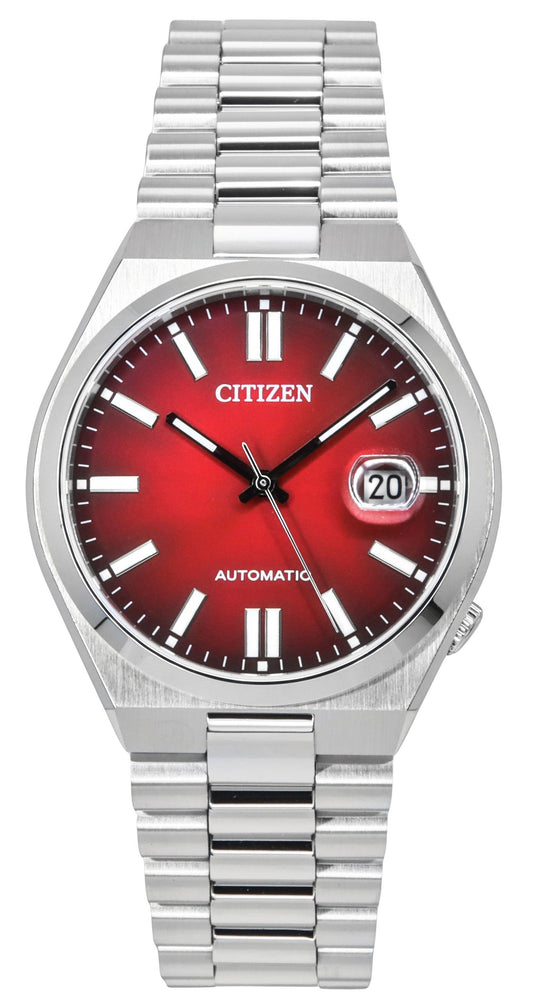 Citizen Tsuyosa Edelstahl Burgundy Dial Automatik NJ0150-56W Herrenuhr