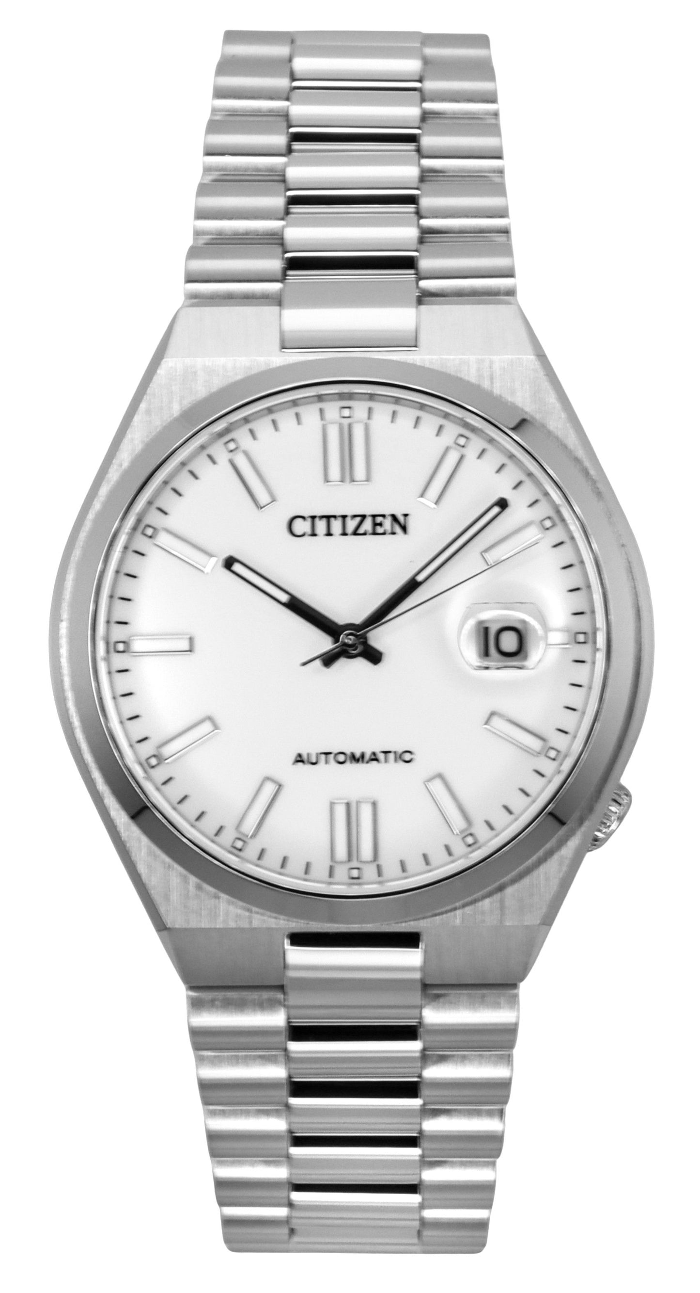 Citizen Tsuyosa White Dial Edelstahl Automatik NJ0150-81A Herrenuhr