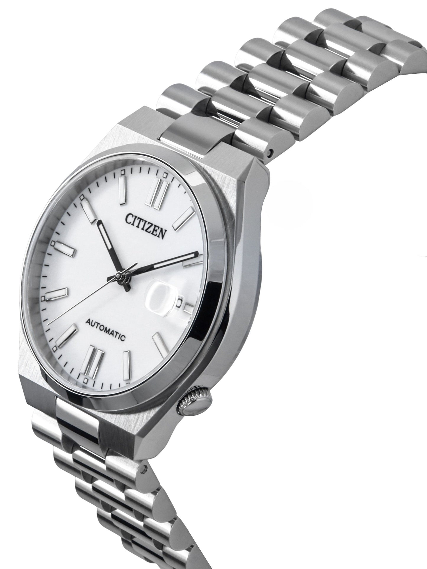 Citizen Tsuyosa White Dial Edelstahl Automatik NJ0150-81A Herrenuhr