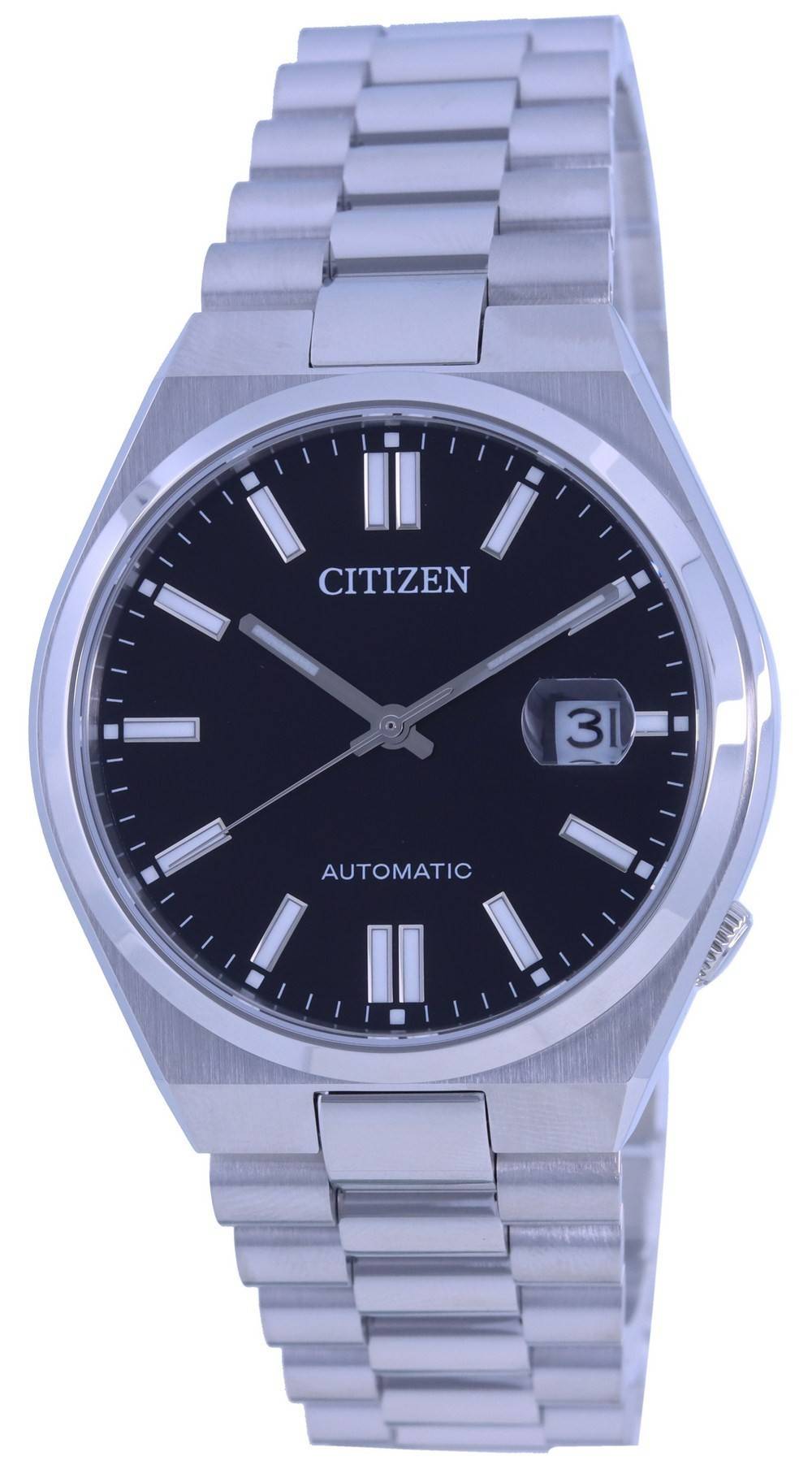 Citizen Tsuyosa Schwarzes Zifferblatt Edelstahl Automatik NJ0150-81E Herrenuhr