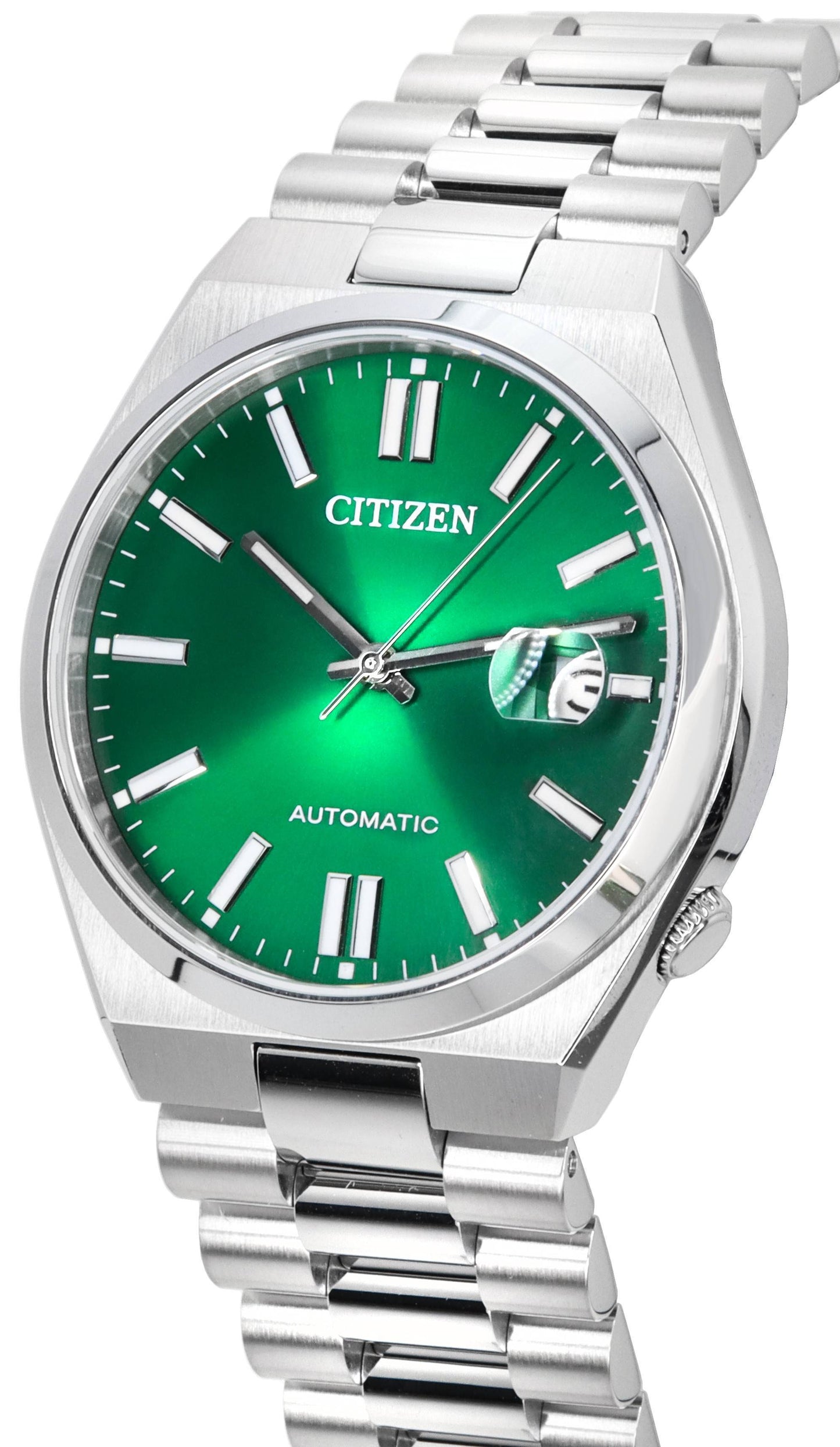 Citizen Tsuyosa Edelstahl Gr?nes Zifferblatt Automatik NJ0150-81X Herrenuhr