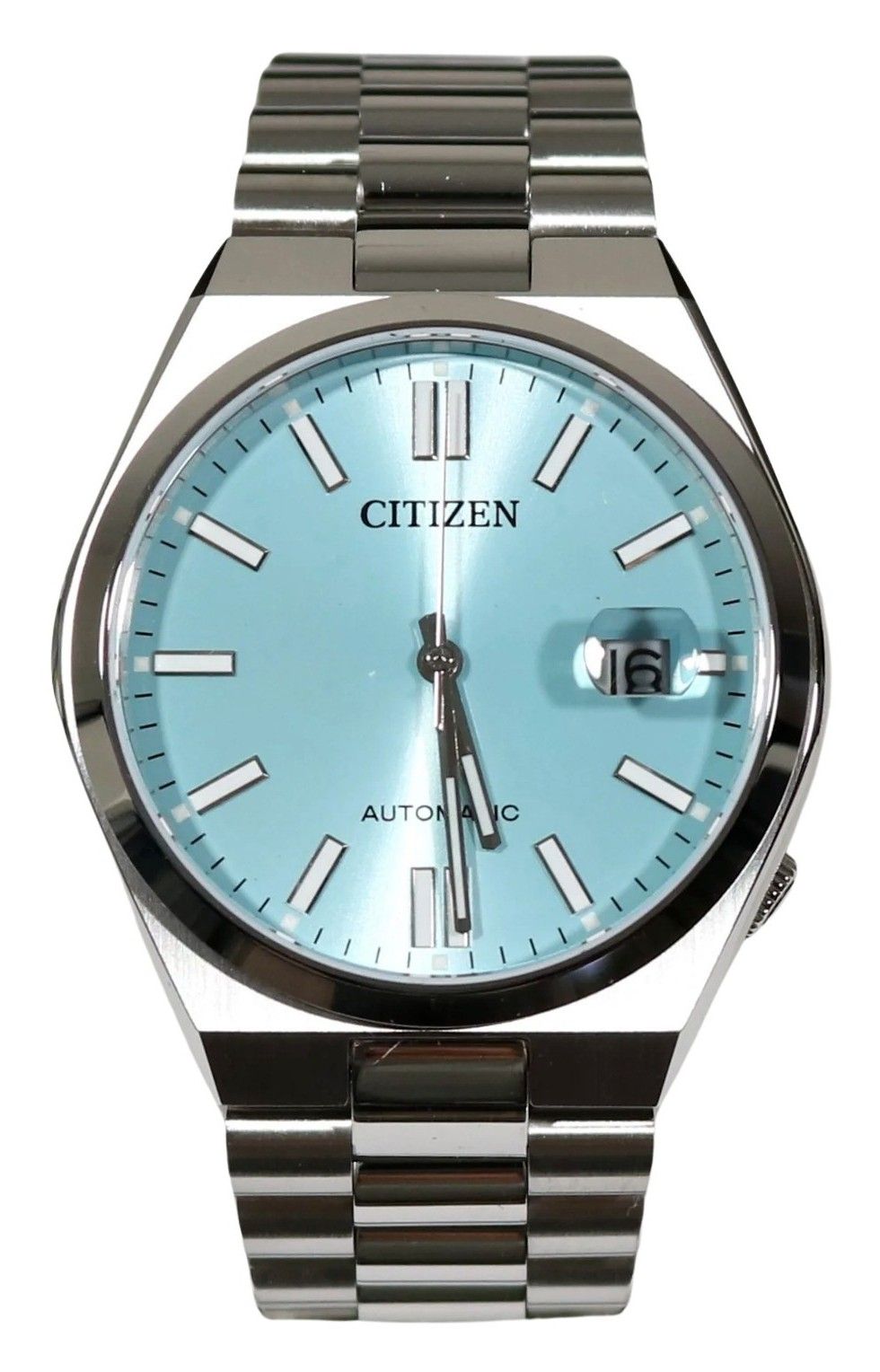 Citizen Tsuyosa Edelstahl Ice Blaues Zifferblatt Automatik NJ0151-88M Herrenuhr
