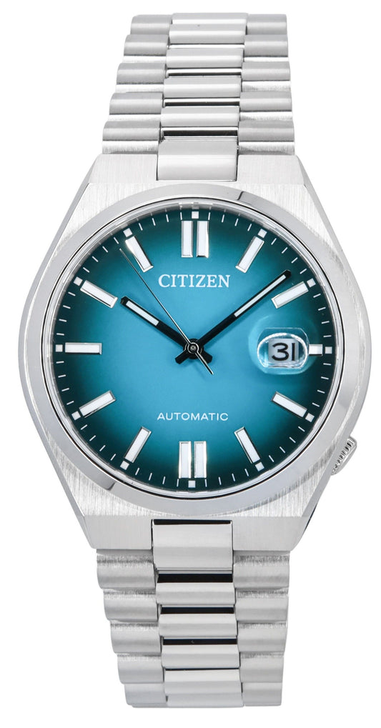 Citizen Tsuyosa Edelstahl Turquoise Dial Automatik NJ0151-88X Herrenuhr