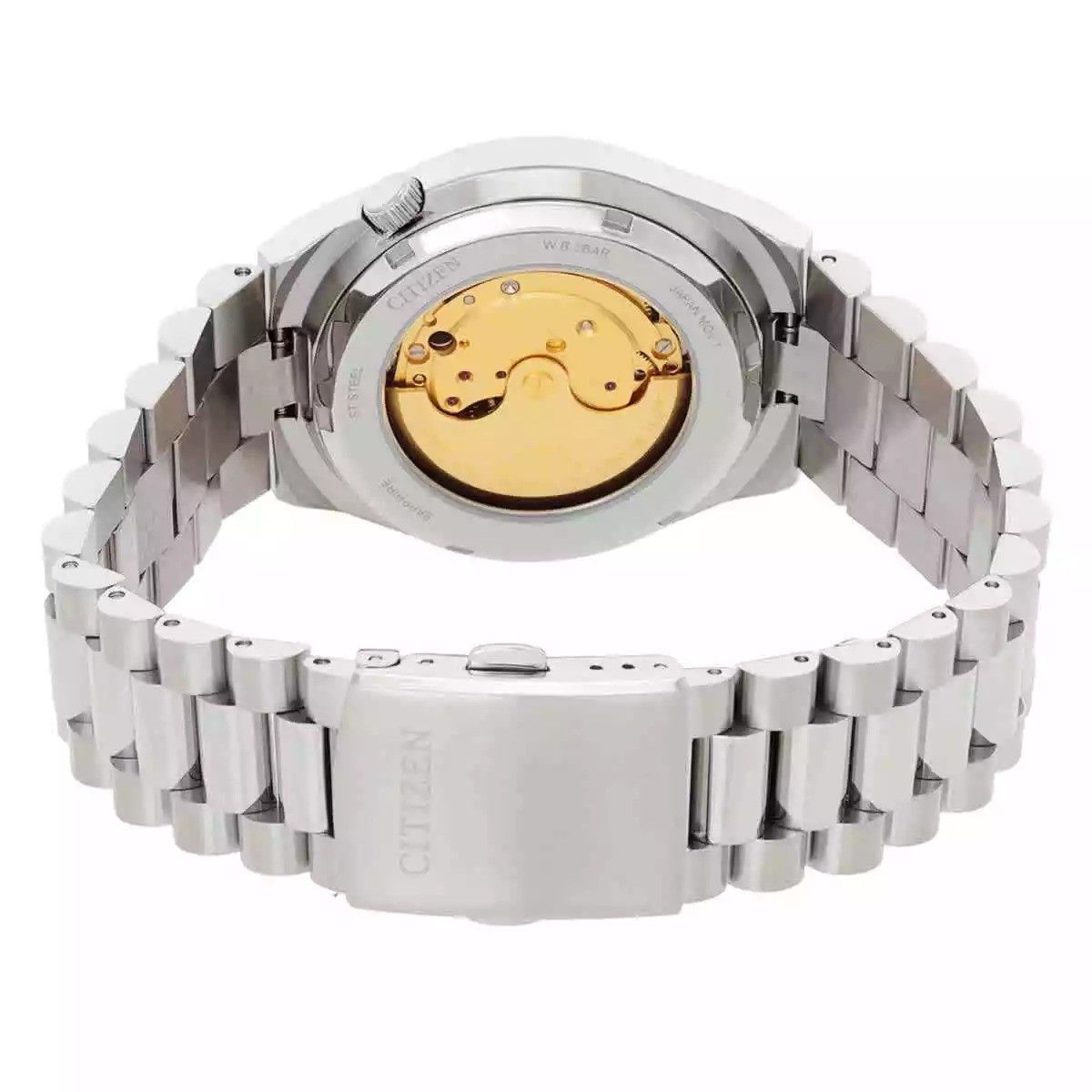Citizen Tsuyosa Edelstahl Orange Dial Automatik NJ0151-88Z Herrenuhr