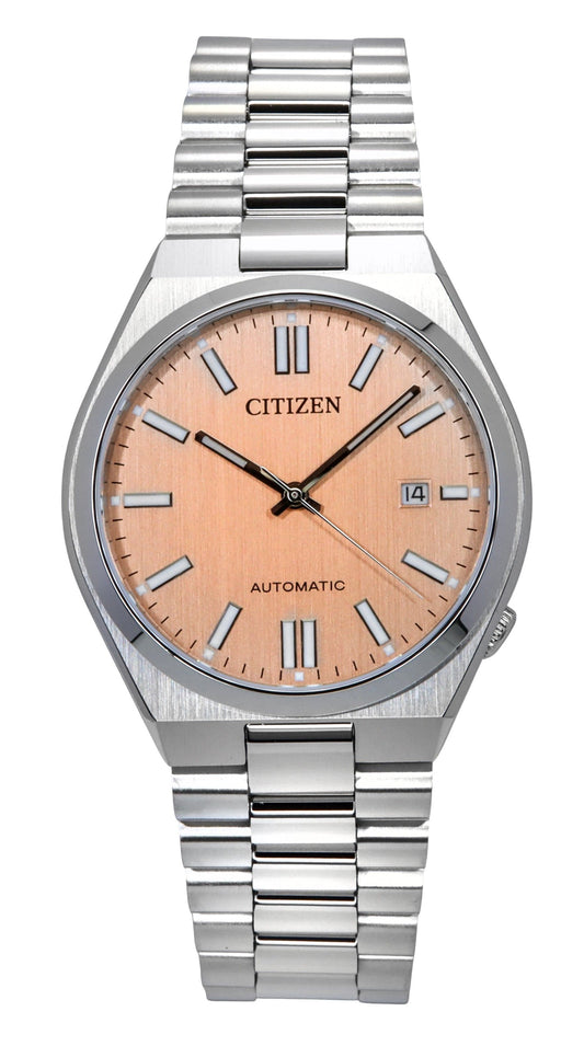 Citizen Tsuyosa Edelstahl Salmon Dial Automatik NJ0159-86Z Herrenuhr