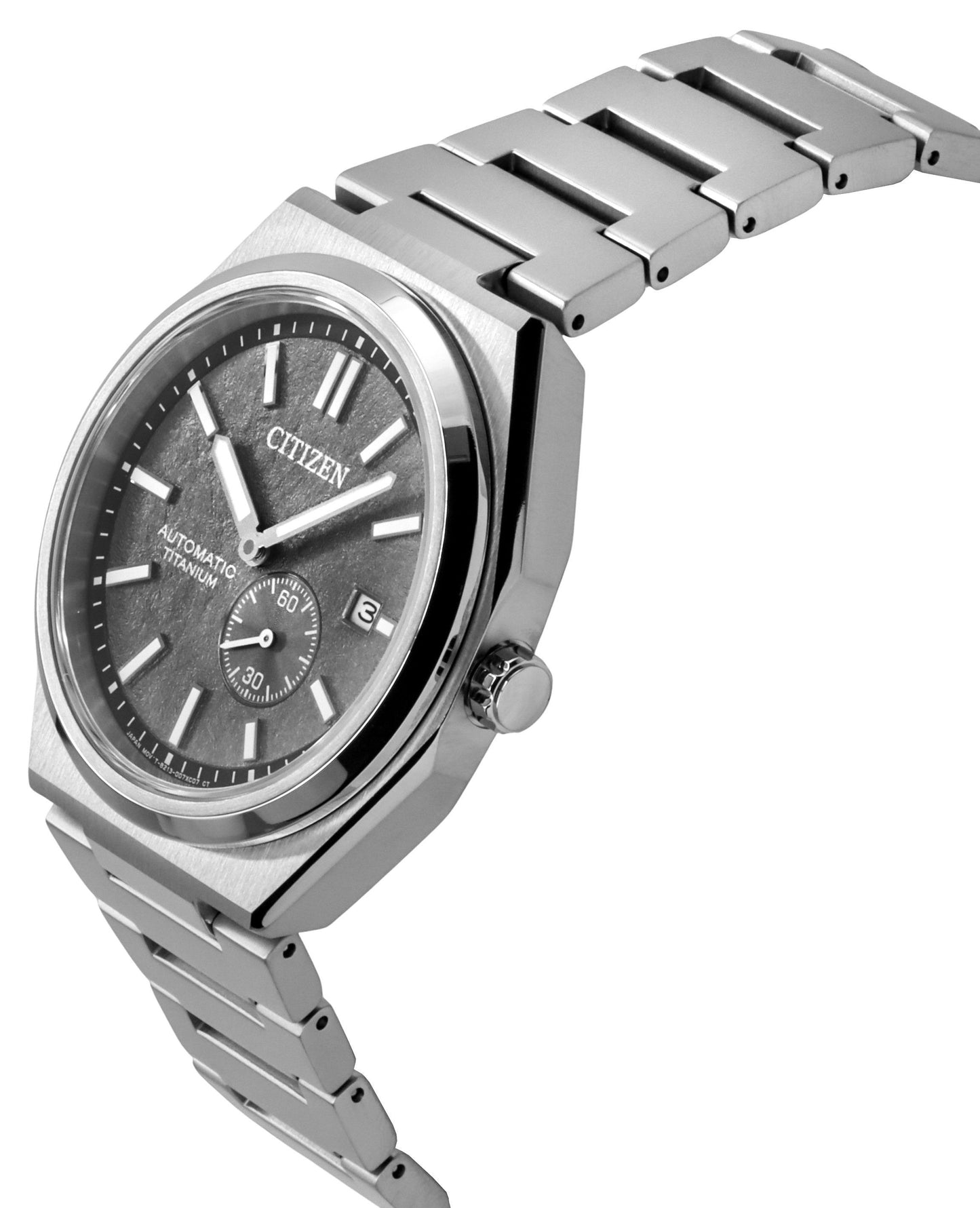 Citizen Zenshin Super Titanium Graues Zifferblatt Automatik NJ0180-80H 100M Herrenuhr