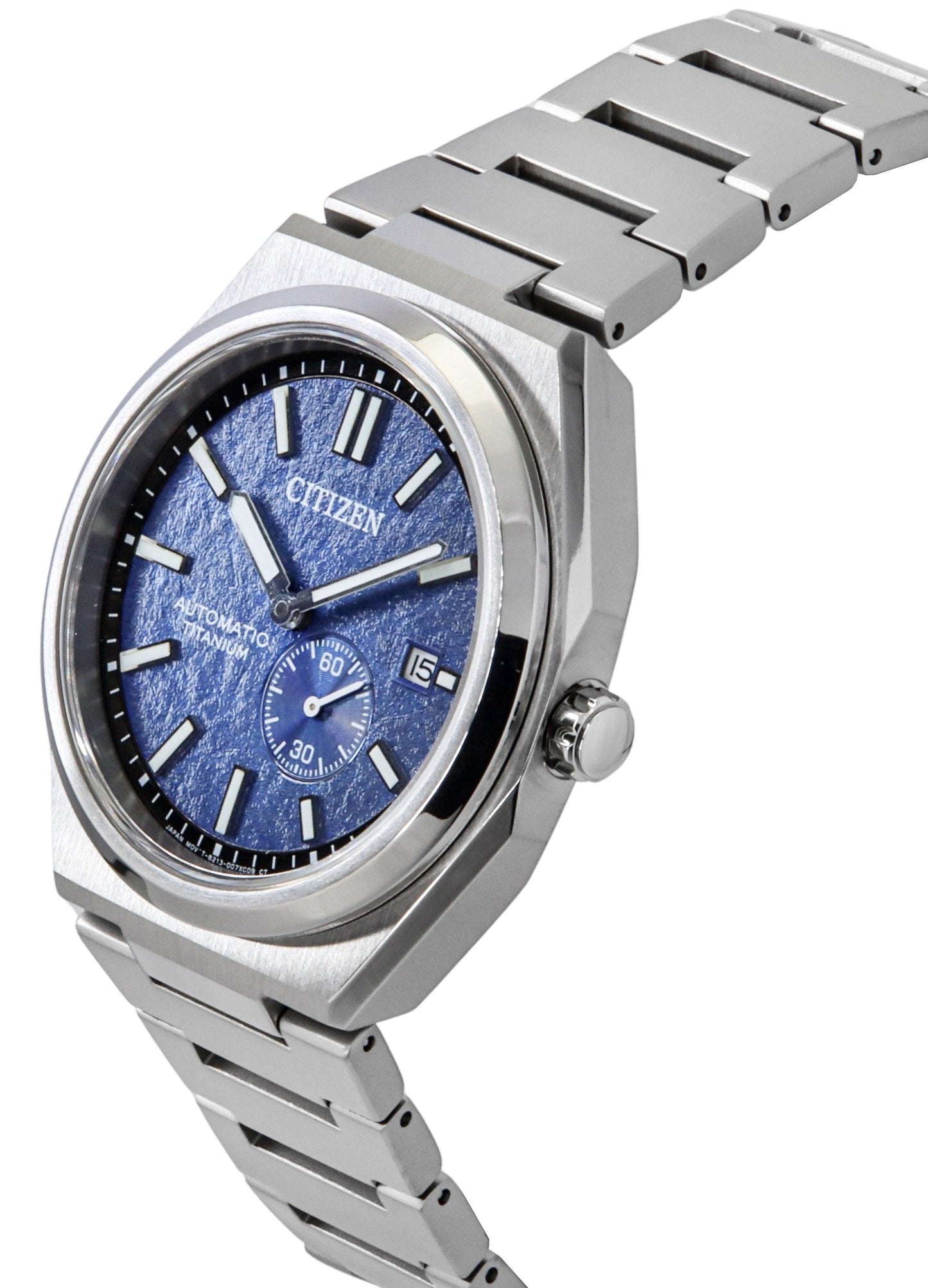 Citizen Zenshin Super Titanium Blaues Zifferblatt Automatik NJ0180-80L 100M Herrenuhr