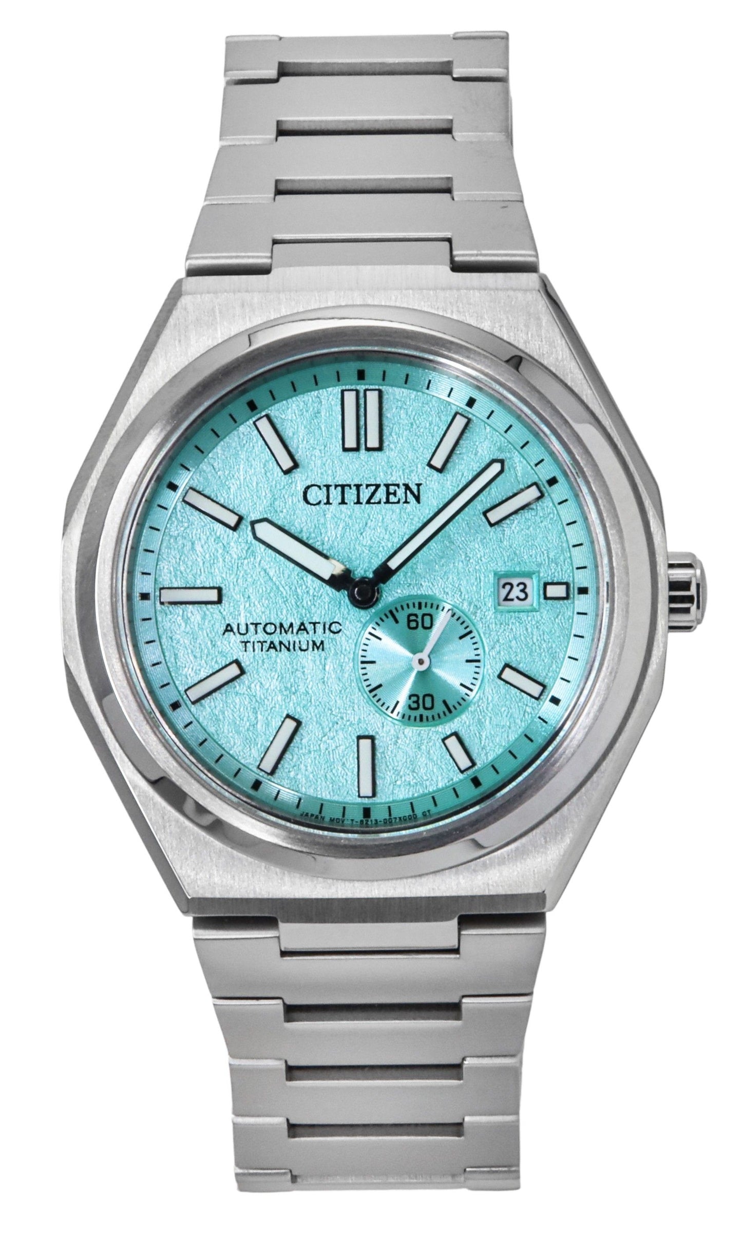 Citizen Zenshin Super Titanium Light Blaues Zifferblatt Automatik NJ0180-80M 100M Herrenuhr