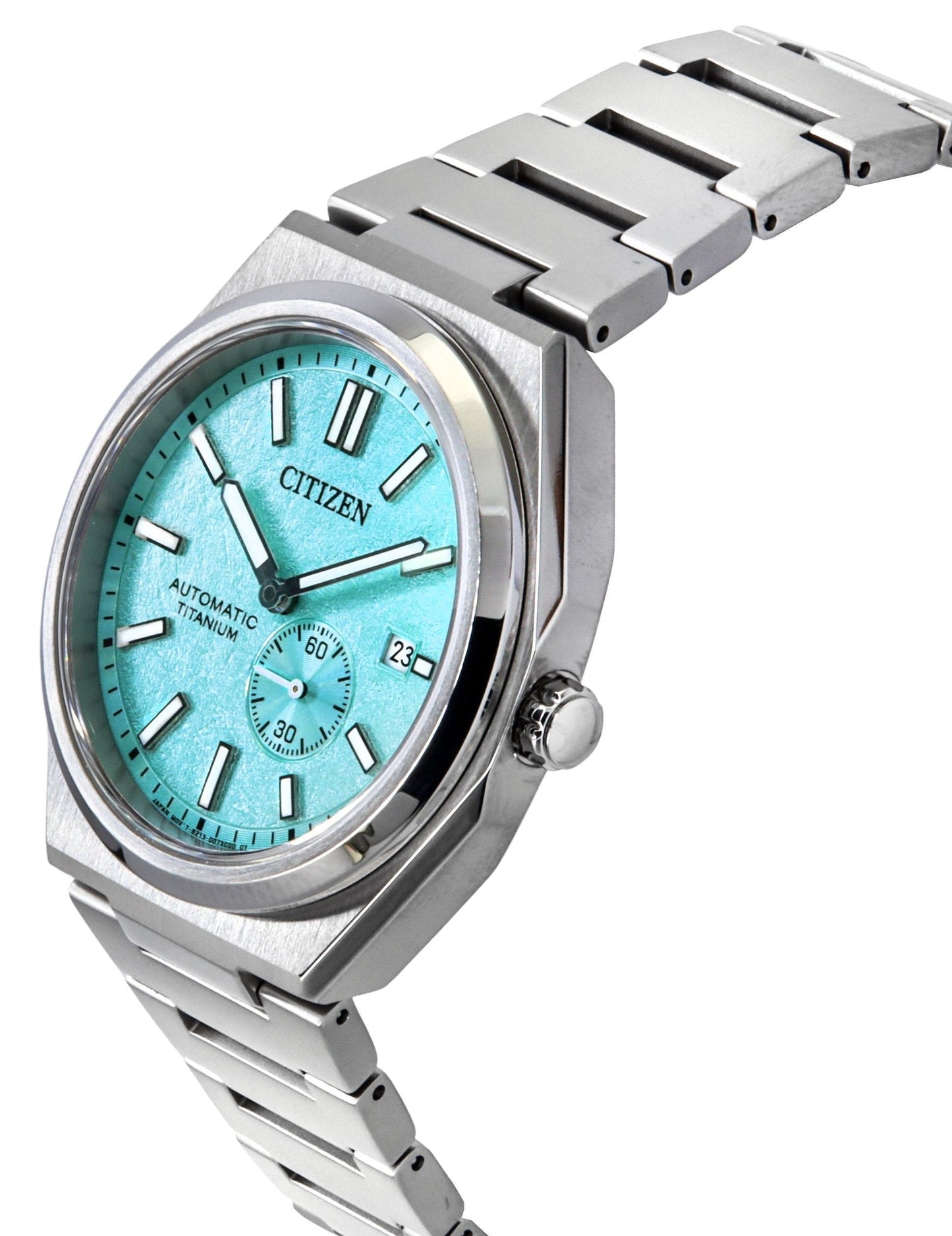 Citizen Zenshin Super Titanium Light Blaues Zifferblatt Automatik NJ0180-80M 100M Herrenuhr