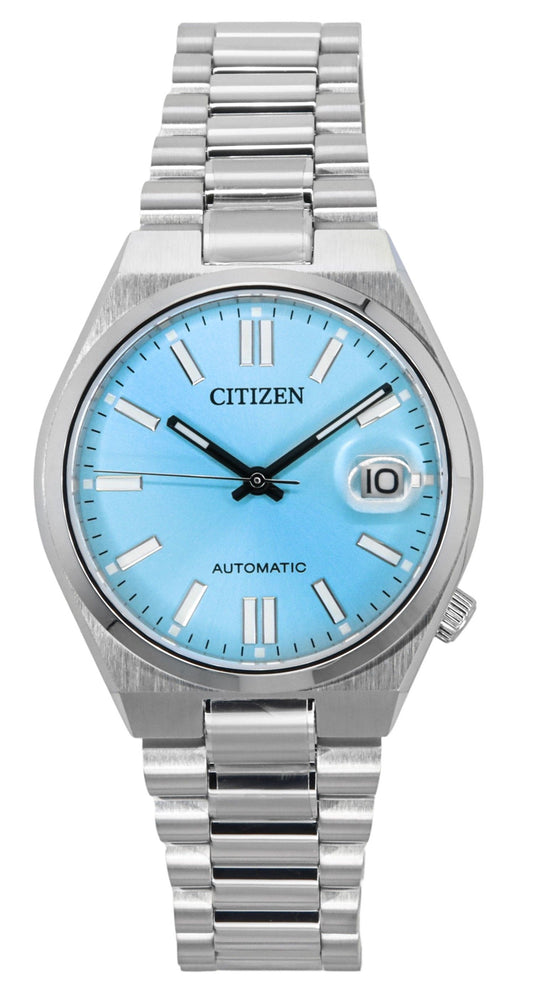 Citizen Tsuyosa Edelstahl Light Blaues Zifferblatt Automatik NJ0200-50L Herrenuhr