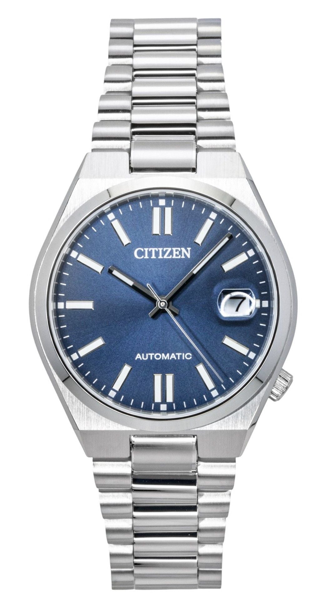 Citizen Tsuyosa Edelstahl Blaues Zifferblatt Automatik NJ0200-50M Herrenuhr