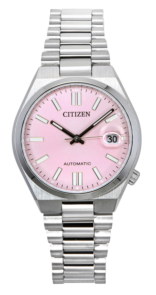 Citizen Tsuyosa Edelstahl Pink Dial Automatik NJ0200-50Z Damenuhr