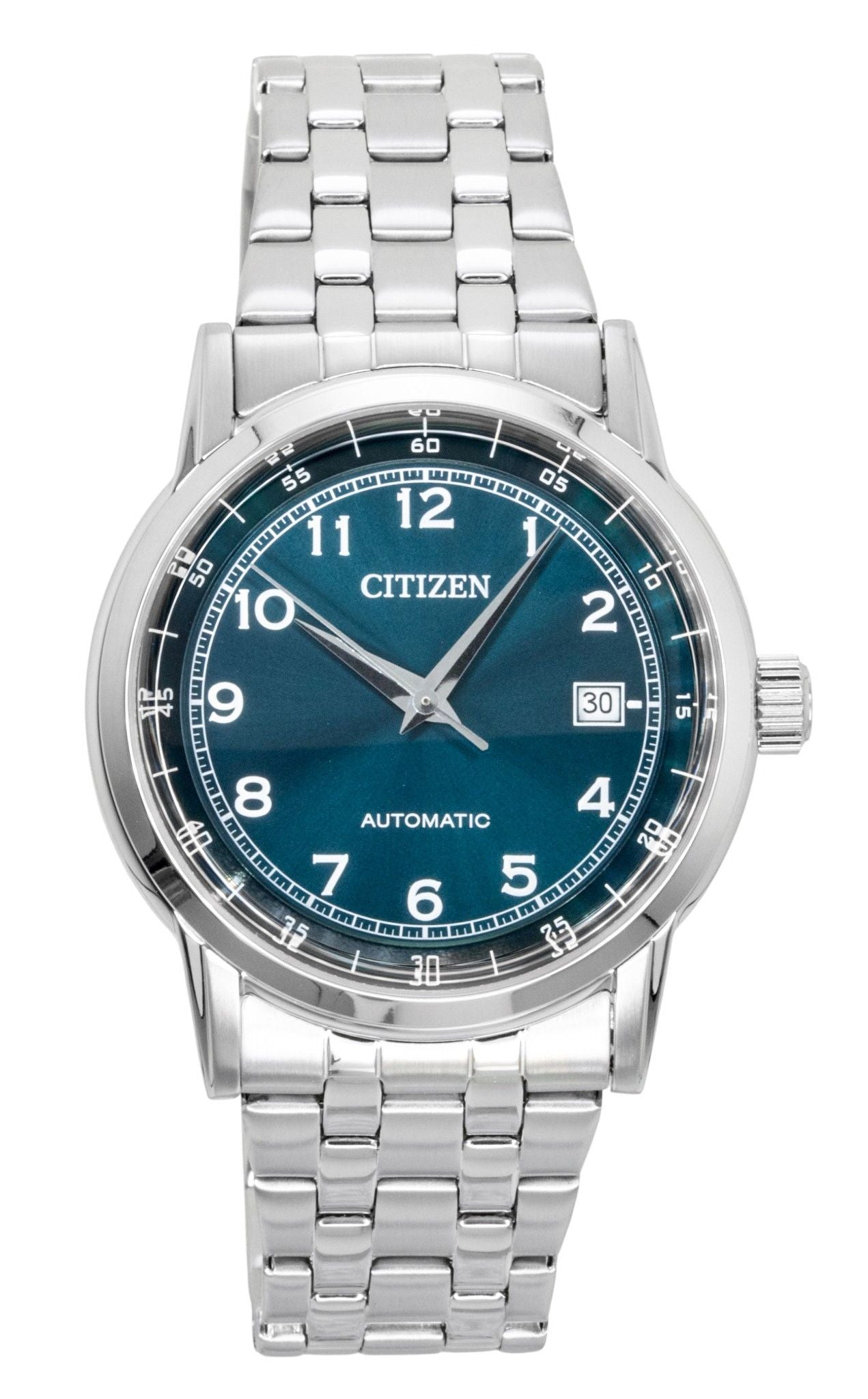Citizen Edelstahl Gr?nes Zifferblatt Automatik NJ0210-56M Herrenuhr
