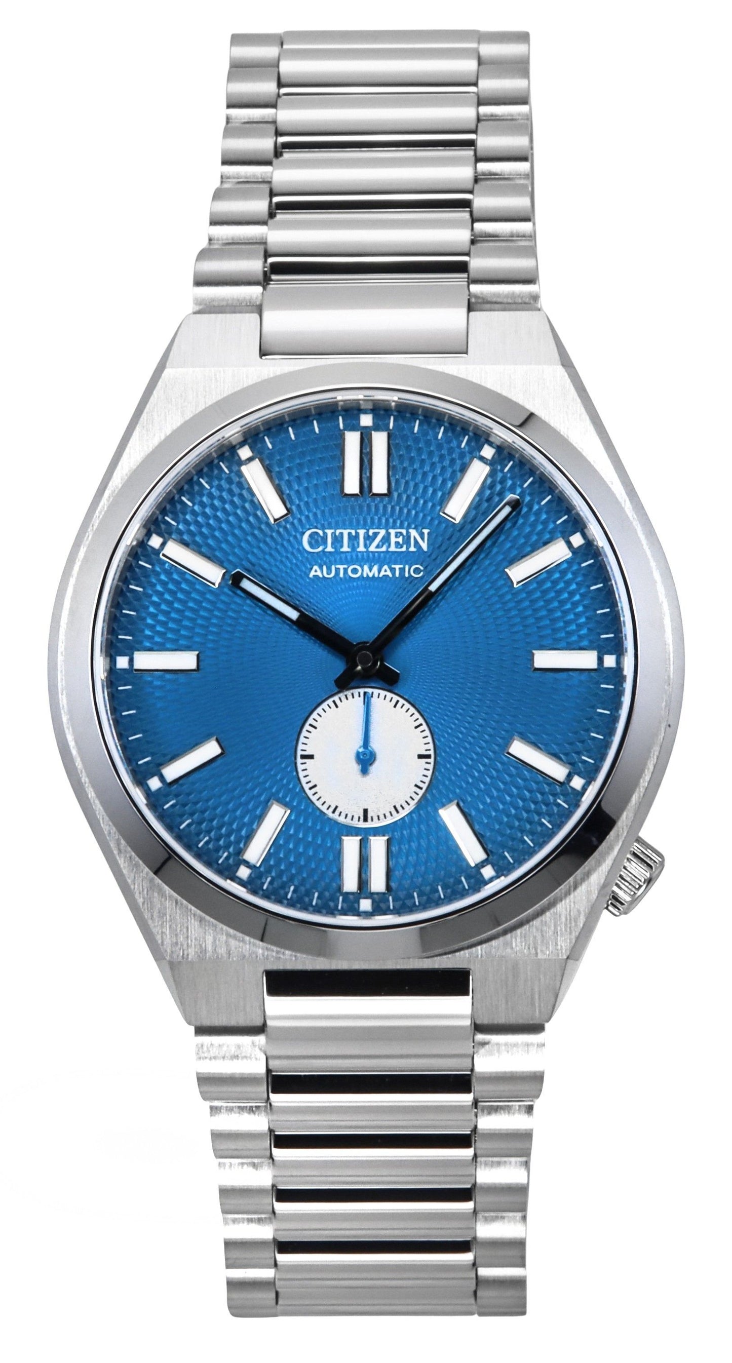 Citizen Tsuyosa Small Second Edelstahl Blaues Zifferblatt Automatik NK5010-51L Herrenuhr