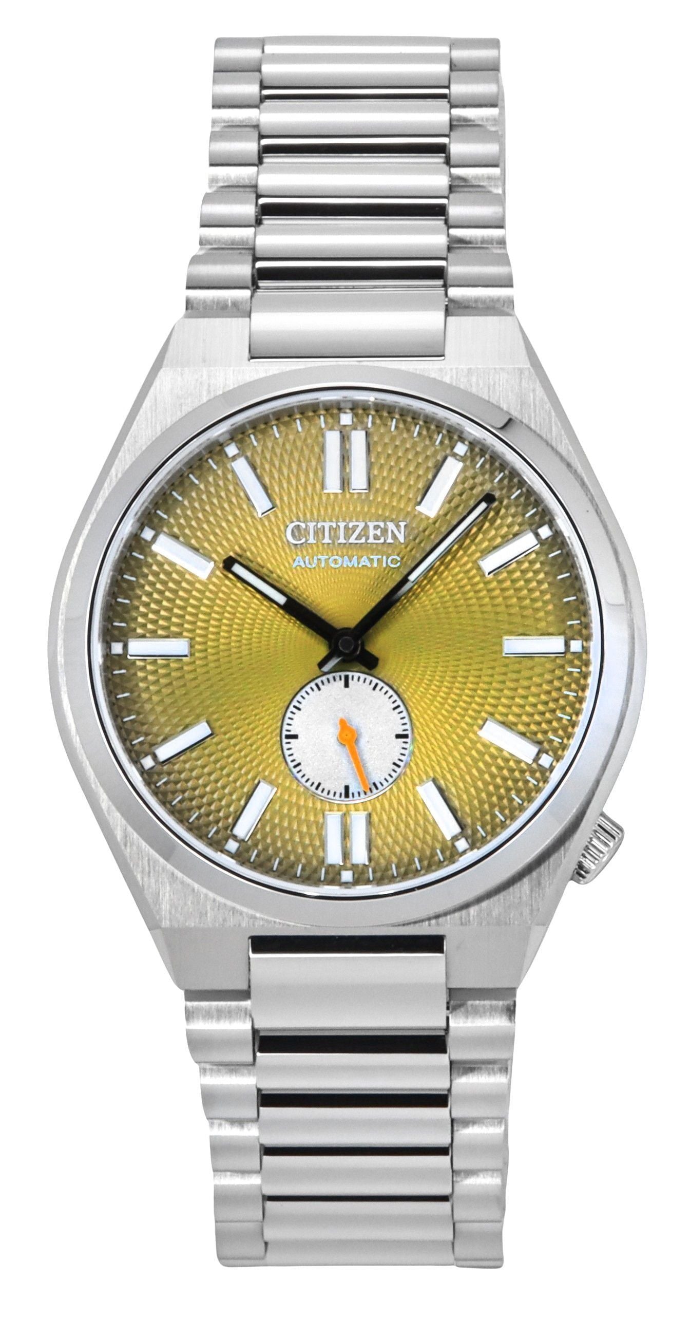 Citizen Tsuyosa Small Second Edelstahl Textured Gr?nes Zifferblatt Automatik NK5010-51X Herrenuhr