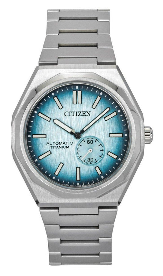 Citizen Zenshin 60 Super Titanium Light Blaues Zifferblatt Automatik NK5020-58L 100M Herrenuhr