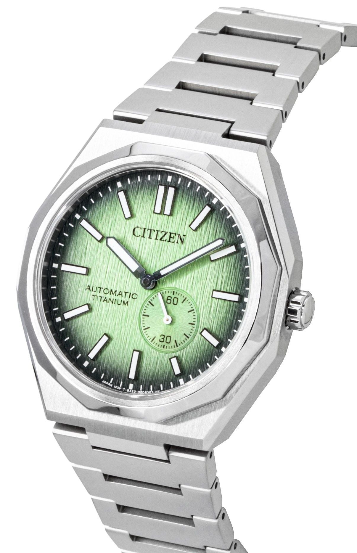 Citizen Zenshin 60 Super Titanium Gr?nes Zifferblatt Automatik NK5020-58X 100M Herrenuhr