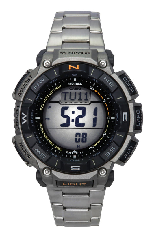 Casio ProTrek Digital Bio Based Resin Tough Solar PRG-340T-7 100M Herrenuhr