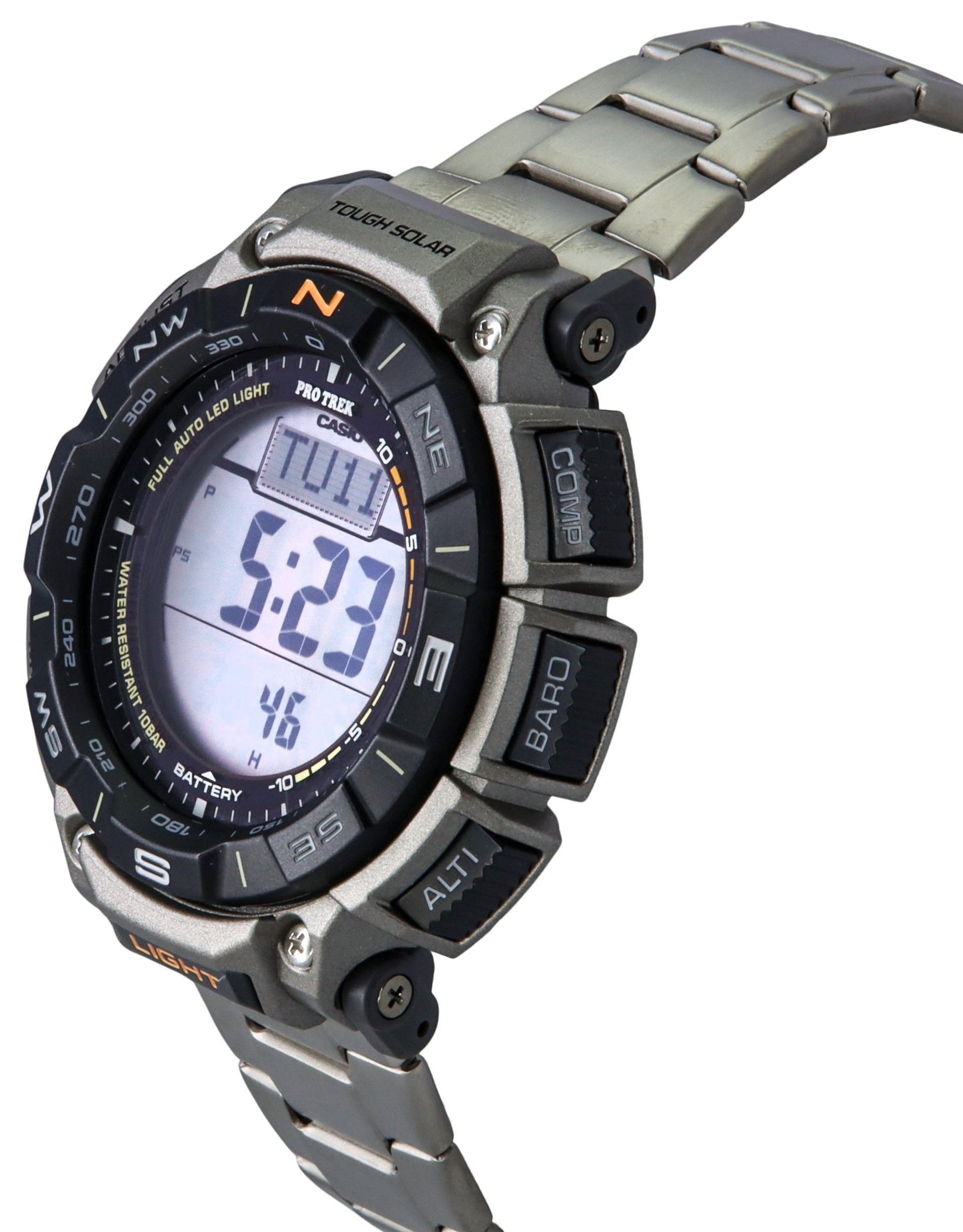 Casio ProTrek Digital Bio Based Resin Tough Solar PRG-340T-7 100M Herrenuhr