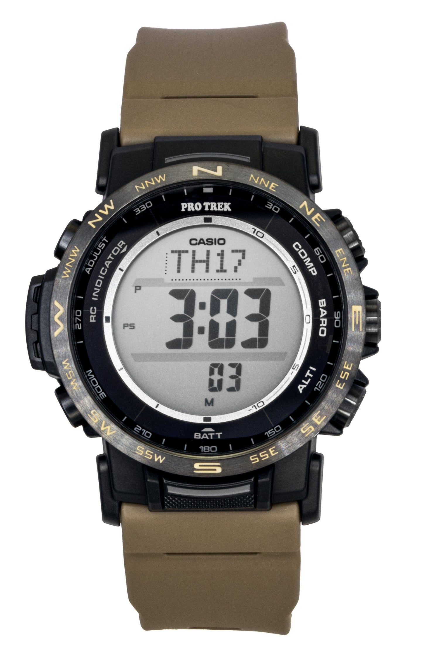 Casio Pro Trek Digital Bio-Based Resin Solar PRW-35LD-5 100M Herrenuhr