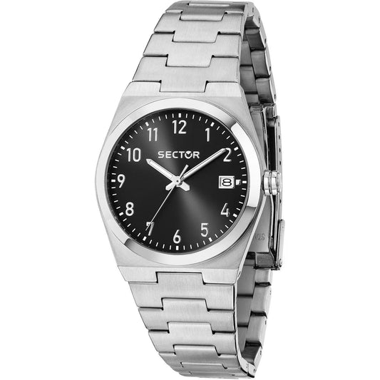 Sector C300 Edelstahl Schwarzes Zifferblatt Quarz R3253301501 Damenuhr