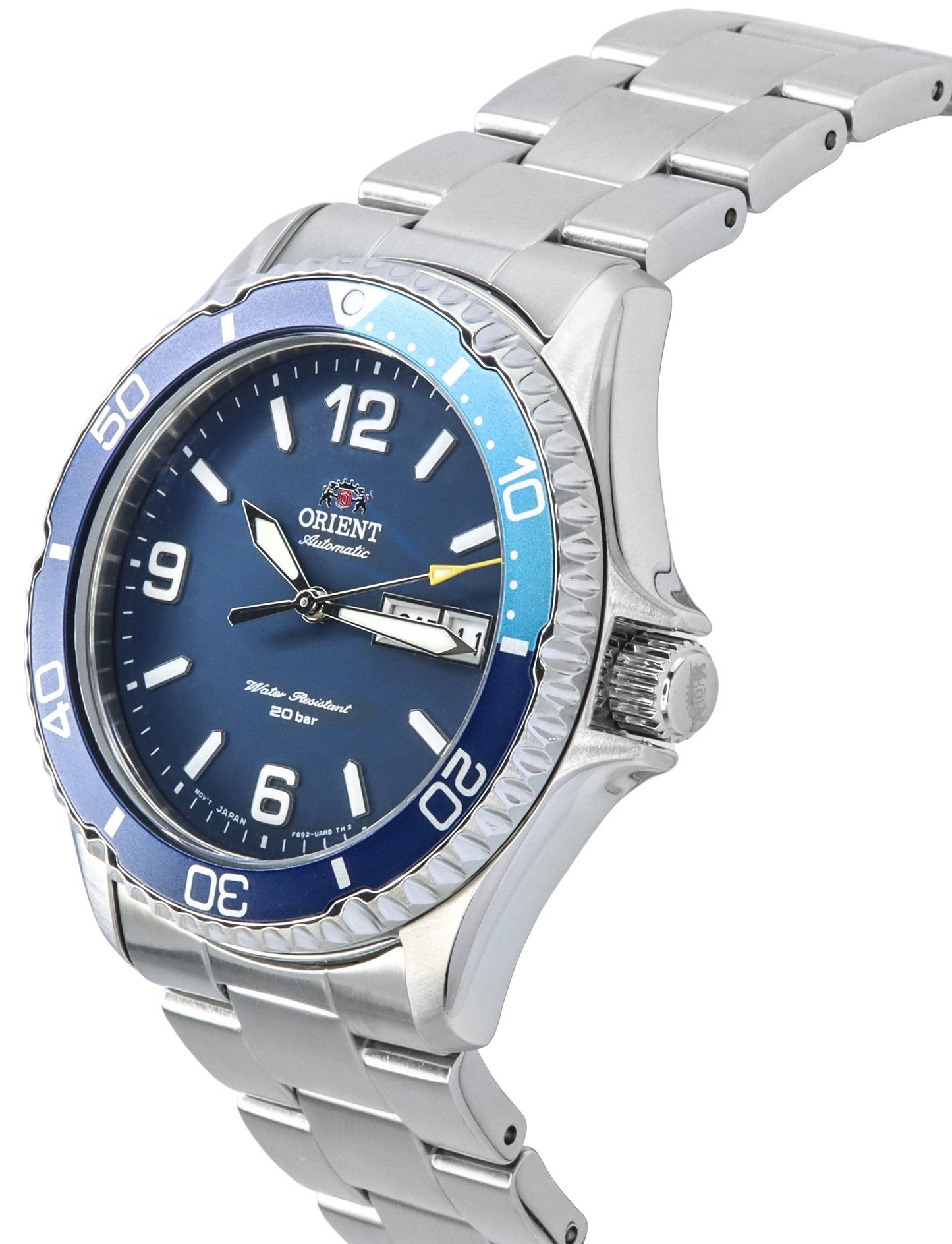 Orient Sports Kamasu Mako III Edelstahl Blaues Zifferblatt Automatik Taucher RA-AA0818L19B RA-AA0818L39B 200M Herrenuhr