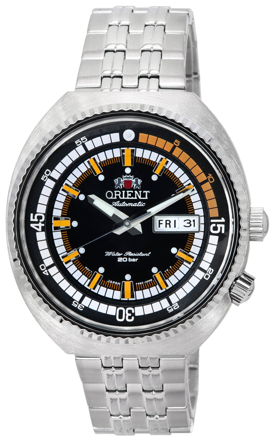 Orient Neo Classic Sport Schwarzes Zifferblatt Automatik Taucher RA-AA0E05B19B RA-AA0E05B39B 200M Herrenuhr