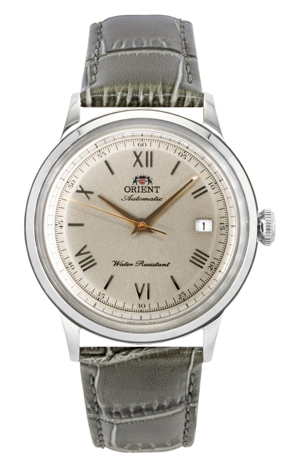 Orient Bambino Classic Lederarmband Beige Dial Automatik RA-AC0025N Herrenuhr