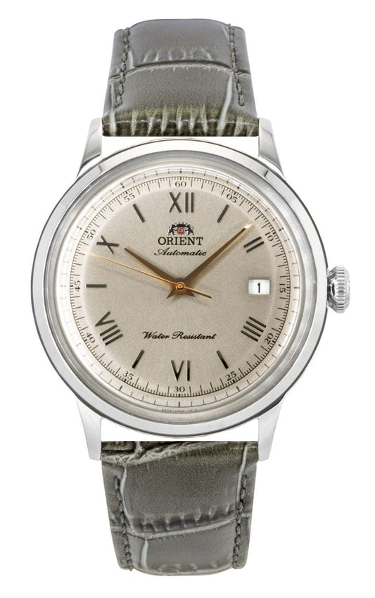 Orient Bambino Classic Lederarmband Beige Dial Automatik RA-AC0025N Herrenuhr