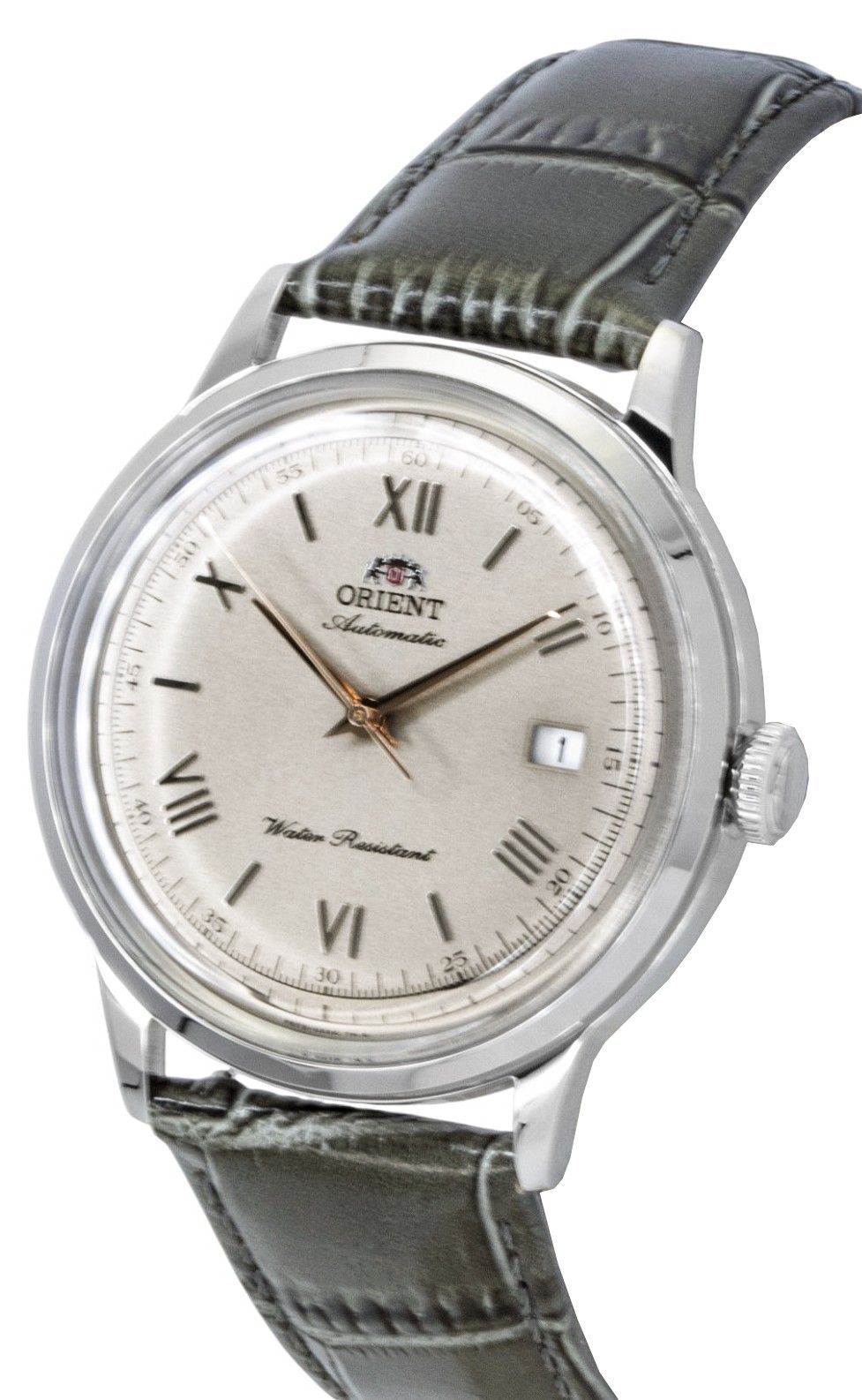 Orient Bambino Classic Lederarmband Beige Dial Automatik RA-AC0025N Herrenuhr