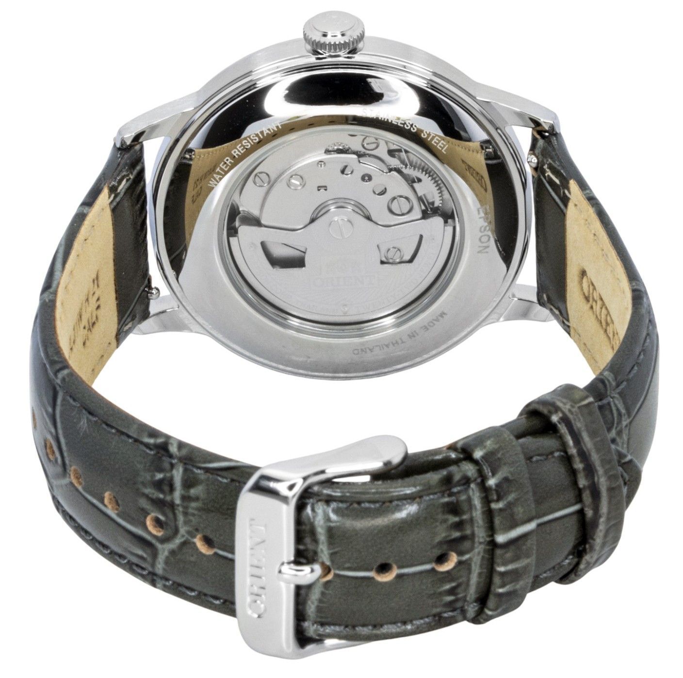 Orient Bambino Classic Lederarmband Beige Dial Automatik RA-AC0025N Herrenuhr