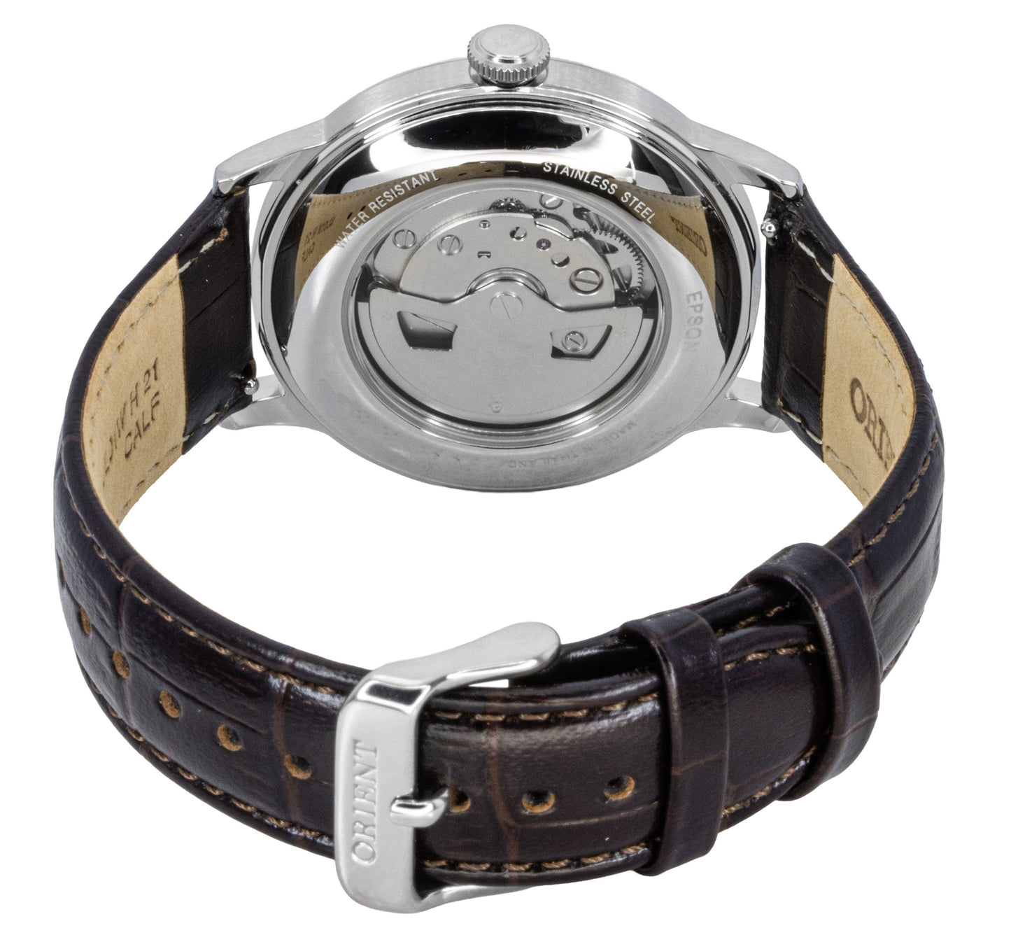 Orient Classic Lederarmband Bordeaux Dial Automatik RA-AC0026R Herrenuhr