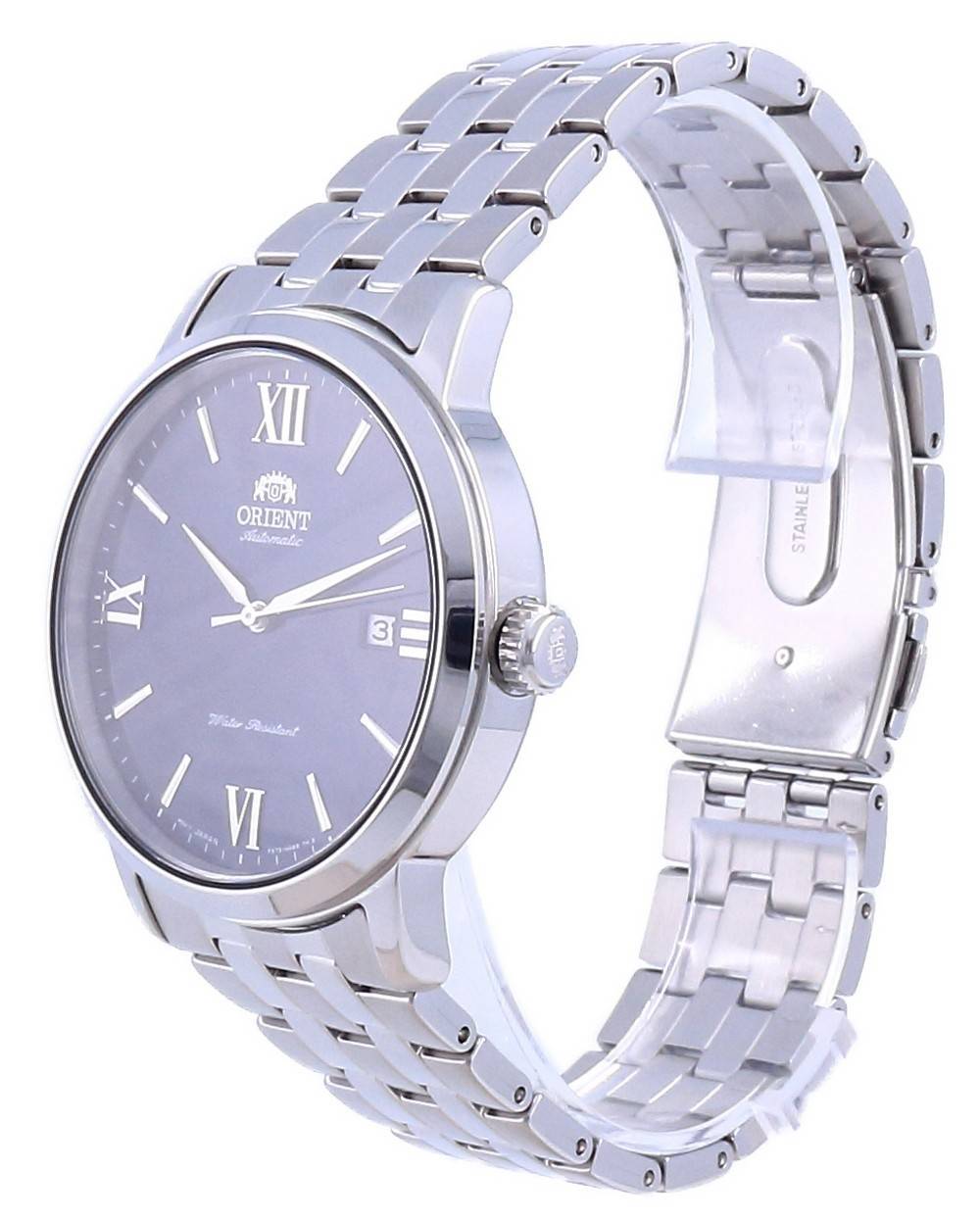 Orient Contemporary Blaues Zifferblatt Edelstahl Automatik RA-AC0F09L10B Herrenuhr