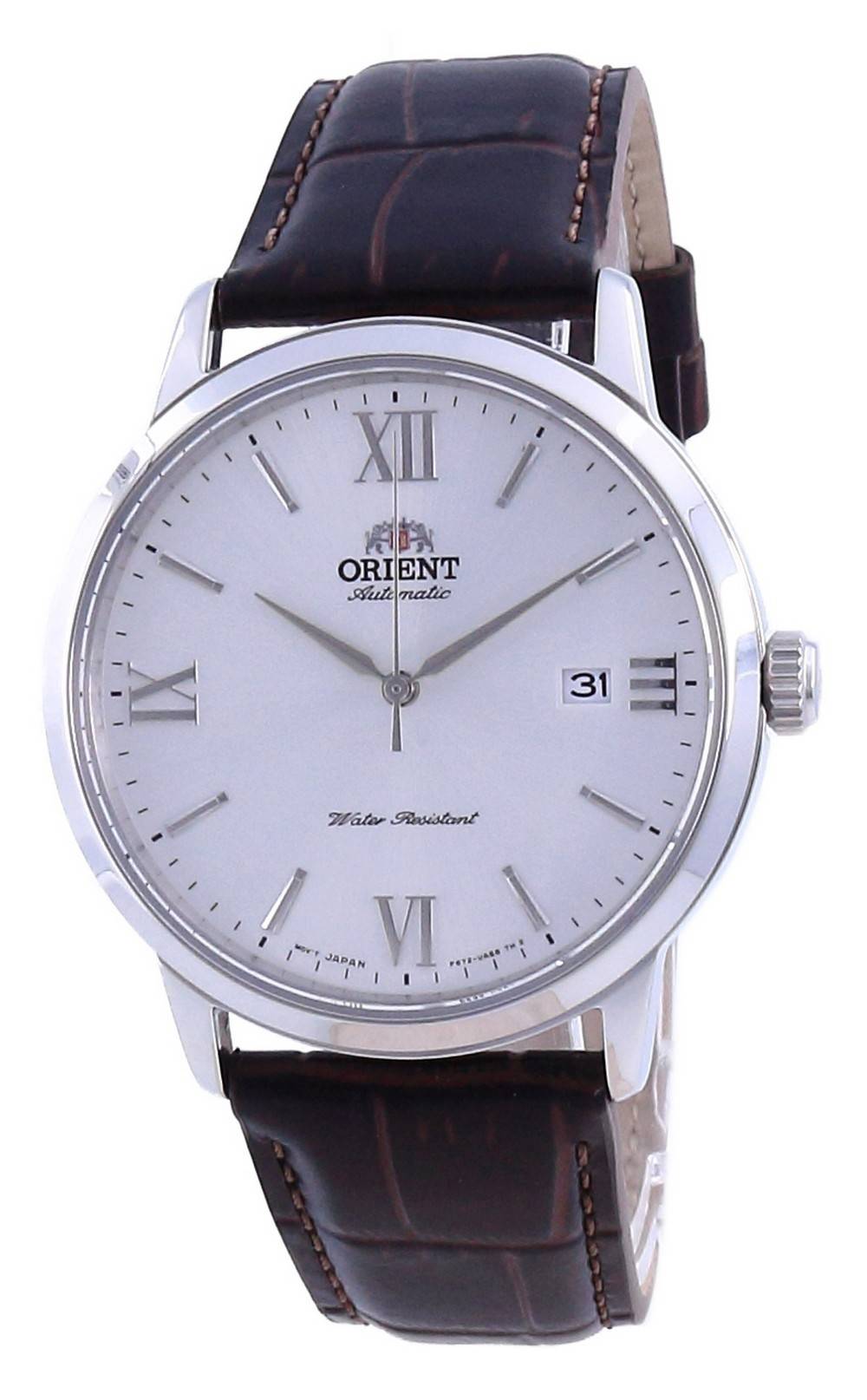 Orient Contemporary White Dial Leather Automatik RA-AC0F12S10B RA-AC0F12S30B Herrenuhr