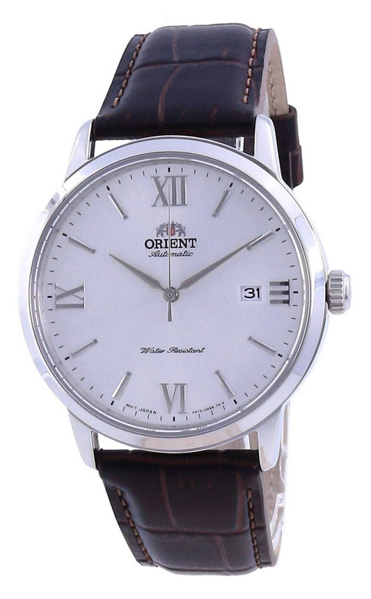 Orient Contemporary White Dial Leather Automatik RA-AC0F12S10B RA-AC0F12S30B Herrenuhr