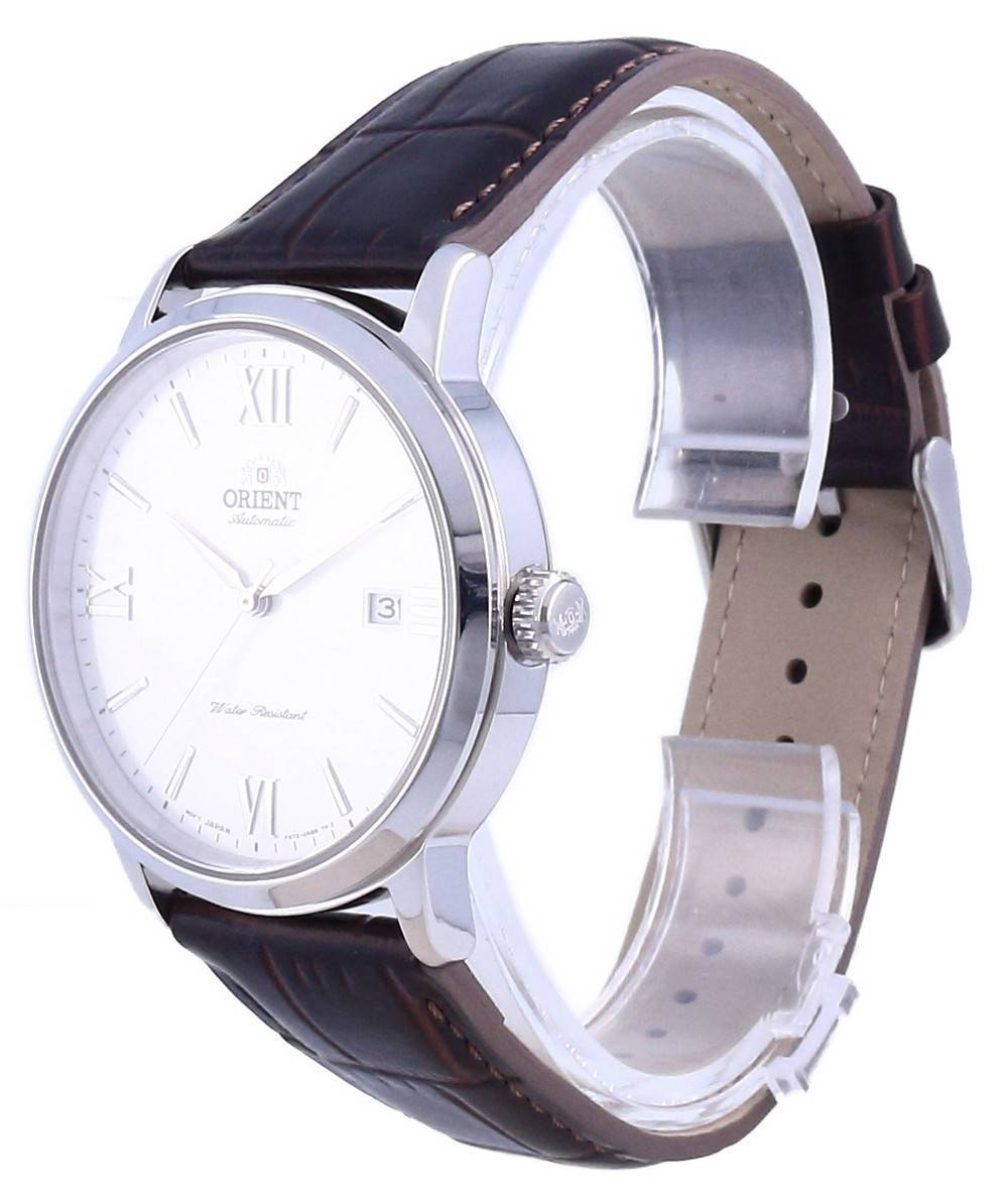 Orient Contemporary White Dial Leather Automatik RA-AC0F12S10B RA-AC0F12S30B Herrenuhr